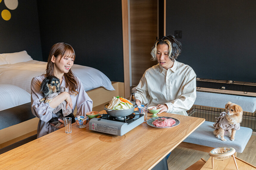 ペット専用旅館で過ごす愛犬との特別な時間